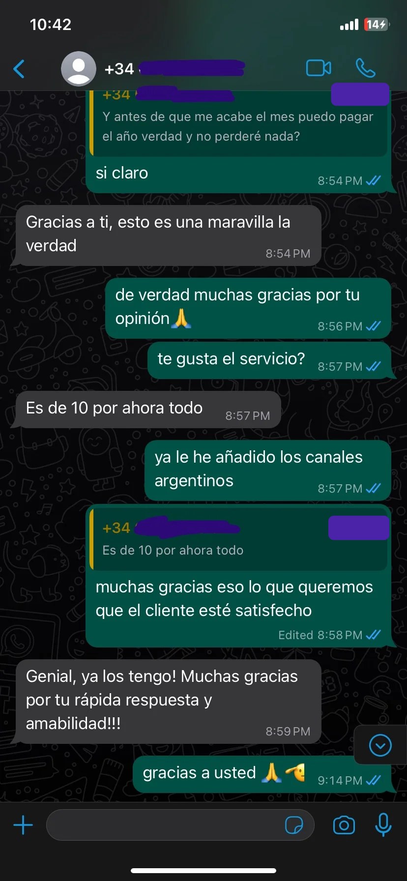 Opinión de un cliente de IPTVExtra