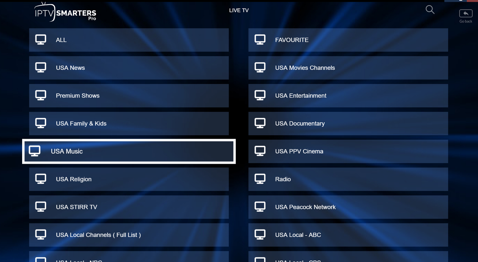 Paso 5 para instalar IPTV en Android TV con IPTV Smarters Pro