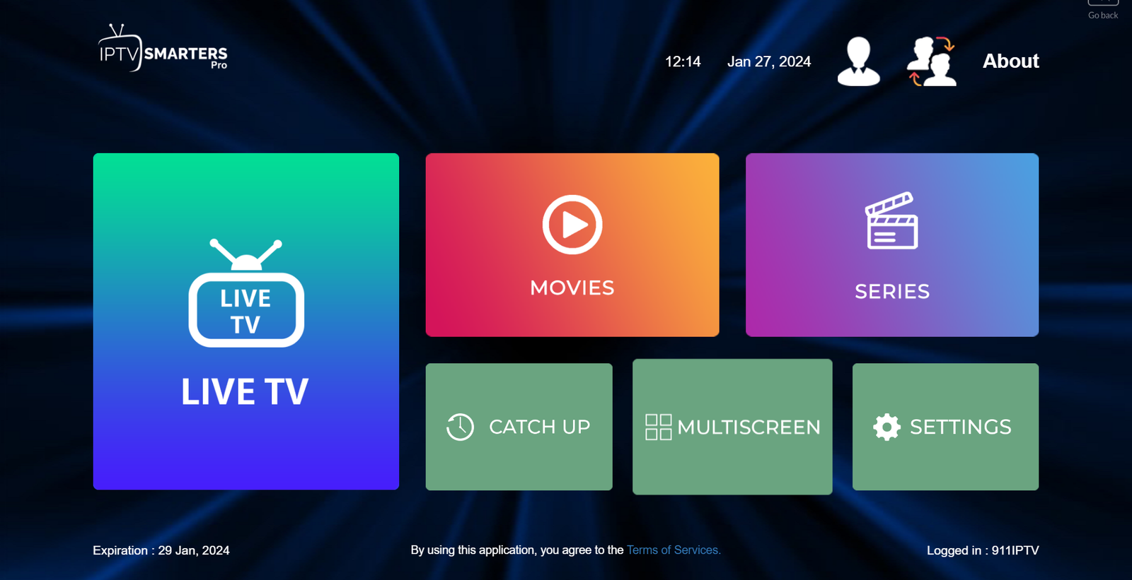 Paso 4 para instalar IPTV en Android TV con IPTV Smarters Pro