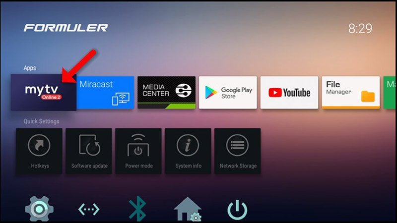 Paso 1 para instalar IPTV en Formuler con MyTV Online 2