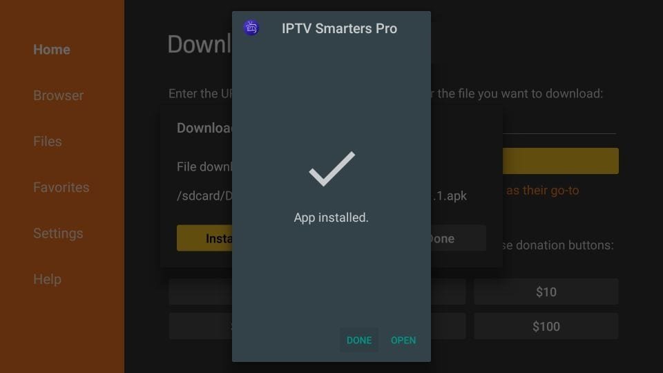 Paso 11 para instalar IPTV en Fire TV Stick con IPTV Smarters Pro