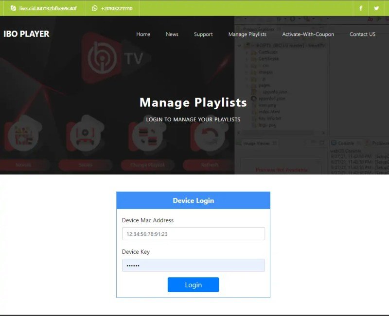 Paso 3 para instalar IPTV en Smart TV con IBO Player