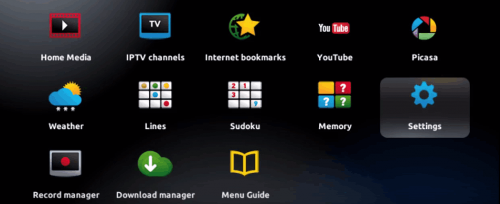 Paso 1 para instalar IPTV en MAG Box