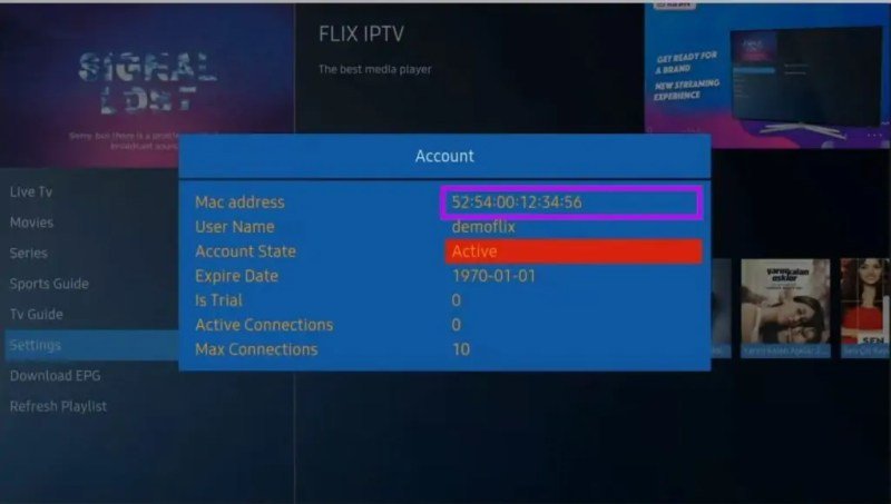 Paso 2 para instalar IPTV en Smart TV con Flix IPTV