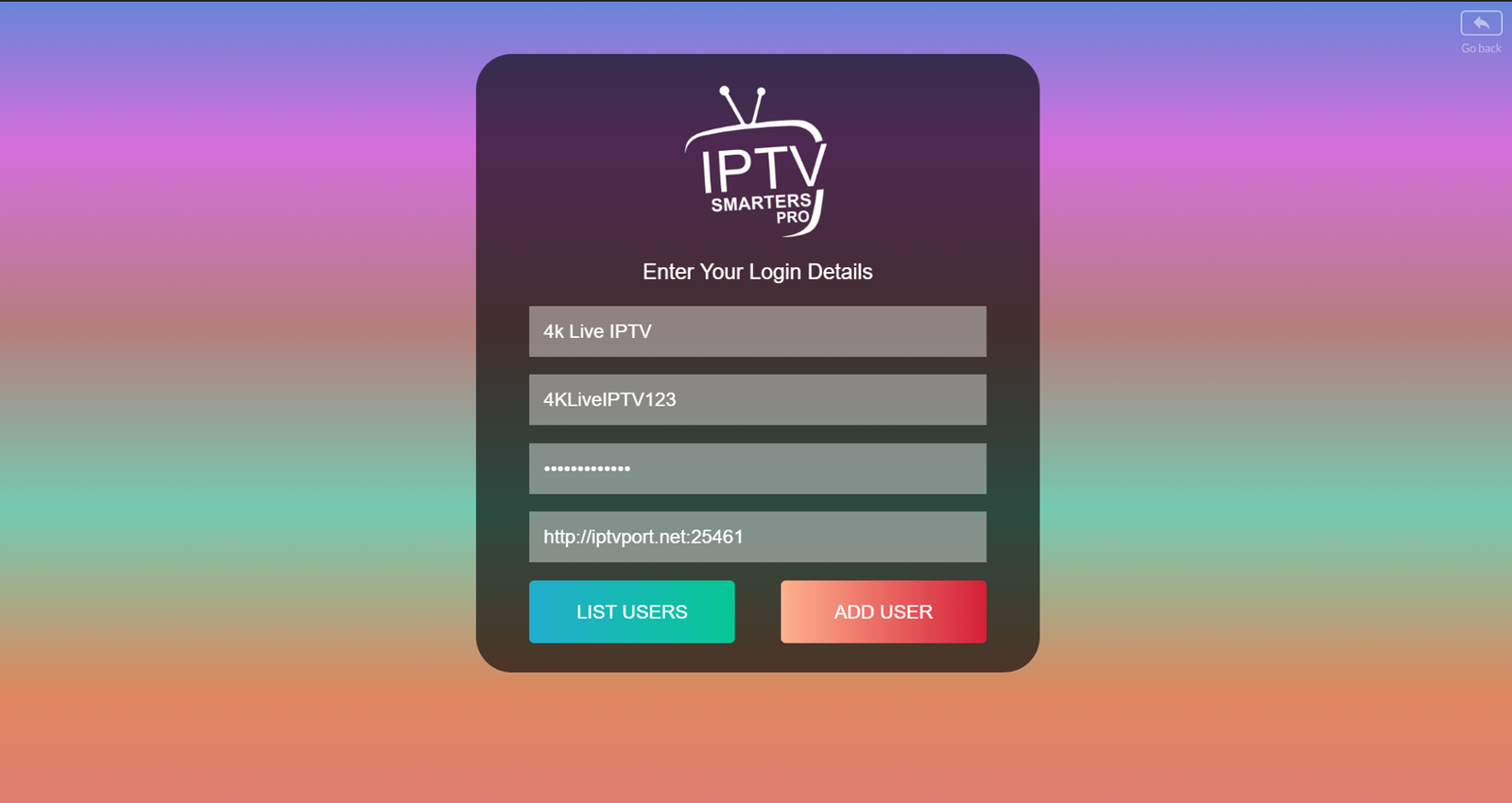 Paso 2 para instalar IPTV en Android TV con IPTV Smarters Pro
